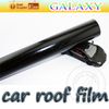Car Roof Film Gloss Black Vinyl Roof Wrap 135x1500cm Car Skylight Mould Membrane Sticker 3 Layer Film Air Free Bubbles By Fedex