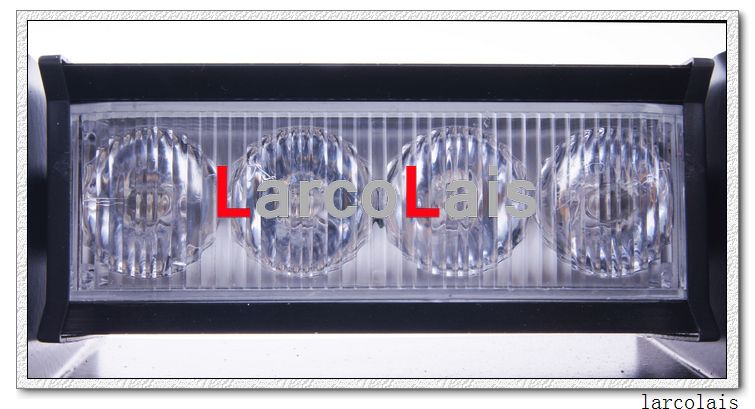 4 LED Yüksek Güçlü Flaş Işıkları İtfaiyeci Yanıp Sönen Acil Durum Uyarı Araba Kamyonu Light4584713