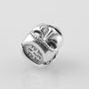 Autentiska S925 Stamped Sterling Silver Theatre Drama Mask Charm Bead Fits European Jewelry Armelets Halsband10892454518903