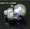 1 st universele SKULL STICK SHIFT KNOB Gear NIEUWE Skeleton Goth Hendel Auto Truck Biker