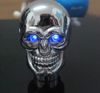 1pc universal crânio vara shift knob engrenagem novo esqueleto goth alavanca carro caminhão biker7698859