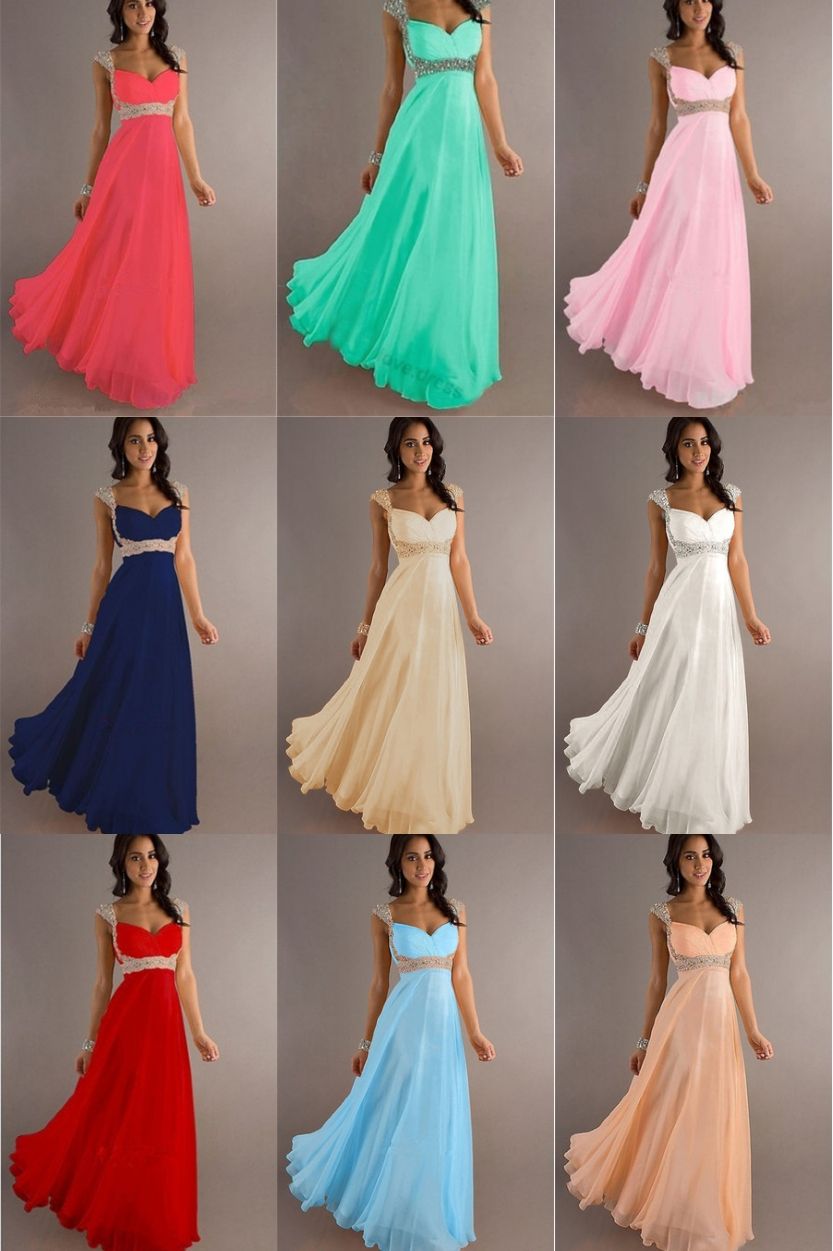 In Stock Low Price Bridesmaid Dress Sheath/Column Empire Straps