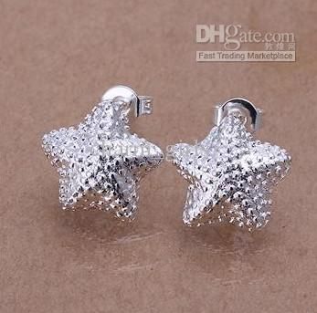 925 silver plated earrings Fashion 28 style mixed