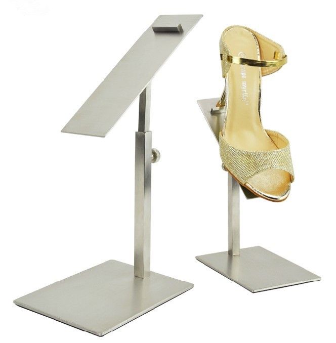 

Metal Matte surface adjustable shoes display stand racks