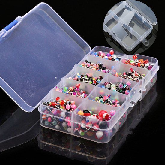 2019 Clear Plastic Jewelry Storage Transparent Boxes Jewelry Storage Box Body Jewelry Storage ...