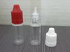 Colorful Needle Bottle 300Pcs 5ml 10ml 15ml 20ml translucent PET drop bottles with Child proof cap Store most liquid E Vapor Cig Liquid
