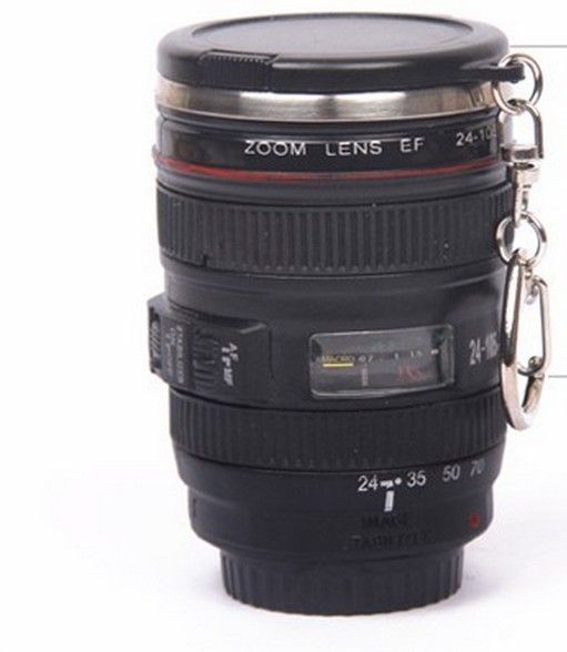 Nowy Mini Lens Cup Spirit Kubek Stalowy Liner Podróży Aparat Thermal Camera Lens Kubek Puchar Picia Kubek Puchar 50 Sztuk / partia DHL Darmowa Wysyłka