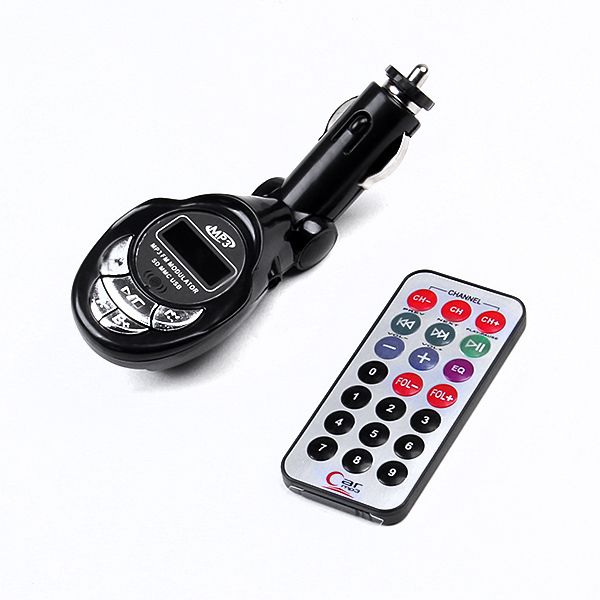 Brand new Car kit MP3 Foldable FM Transmitter for SD/MMC/USB/CD 02 