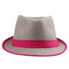 Moda Palha Panamá Fedora Caps Sólidos Vestido Chapéus Elegantes Primavera Verão Praia Chapéu de Sol Cores Escolher DHV * 10