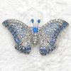 Comercio al por mayor Crystal Rhinestones Butterfly Brooches Costume Pin Pinza regalo de la joyería C2000