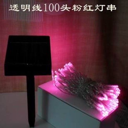 Guirlande d'éclairage solaire led fée lumières de noël lumières de vacances décoration lampe lanterne 100