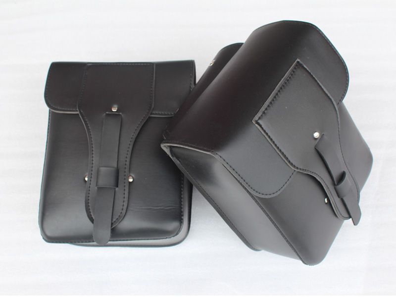 2xpcs Motorcycle Sportbike Touring Expandable Saddlebags Saddle Bags