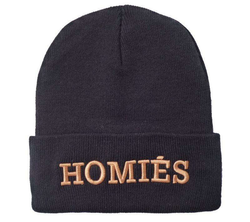 HOMIES Beanie Hat Spoof OATW Stereoscopic Embroidery Wool Knitted Hat ...