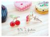 Ohrring japanische und koreanische Modeschmuck Großhandel 3157 Sideng rote Kirsche Ohrringe Ohrringe Ohrringe Sonderaktionen
