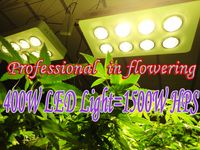 400W COB LED grow light =1500W HPS Professional in flowering More condenser More light More energy-efficient