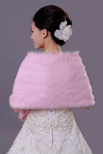2019 LM 2014 Winter Ivory Fashion Bridal Jackets Sheer Fur 