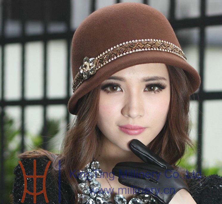 2018 Women Wool Felt Hat Ladies Winter Hats Lady Handmade Winter Hat