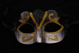 Venetian Eye Glitter Mask Fancy Dress Mask Masquerade Halloween Costume Mardi Gras Party Mask Assorted Colour 50pcs/lot