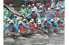 Atacado Frete grátis 1000 pçs / lote descartável PE capa de chuva Poncho capa de chuva capa de chuva viagens desgaste presentes presentes cores misturadas