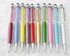 2 W 1 Crystal Capasitive Stylus Pen + Pisz Pis na Tablet PC telefonu komórkowego lub z gumy DHL FedEx Darmowa Wysyłka CH8562138