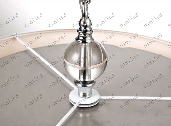 Modern Trendy White Lampshade ljuskrona K9 Crystal Lampa Bedroom Light Attentive After-Sales Real Crystal Lly126