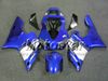 Blauw Zwart Wit Hoogwaardige Klei Body Kit voor Yamaha YZF-R1 98 99 YZFR1 YZF R1 1998 1999 YZFR1000 FACKING Aftermarket Onderdelen