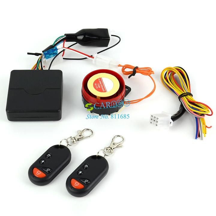 

New Motorcycle Bike Anti-theft Security Alarm System Remote Control Engine Start 12V 14744