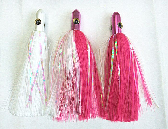 54g 8.5inch Fishing Lure Hair Skirt Bait Metal Head Bait Jig Head Sea Trolling Lures Big Game
