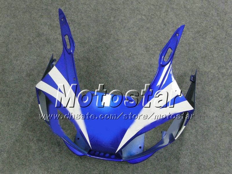 Zestaw forelowy ABS dla Yamaha YZF-R6 1998-2002 Czarny Biały Blue Body Zestawy YZFR6 98 99 00 01 02 YZF R6 Owalnia Ustaw HB17
