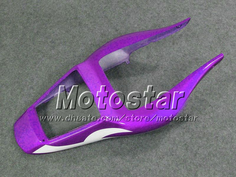 Pièces de moto personnalisées violet blanc noir pour carénage yamaha yzfr6 1998 1999 2000 2001 2002 yzfr6 9802 kit de carénages yzf r6