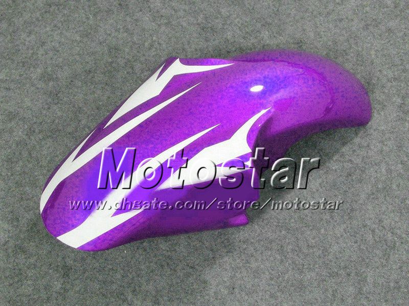 دراجة نارية أجزاء مخصصة الأرجواني الأبيض الأسود لياماها fairing YZFR6 1998 1999 2000 2001 2002 YZFR6 98-02 YZF R6 fairings kit