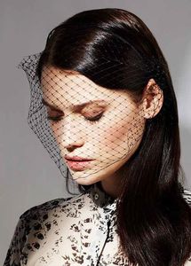 Vintage Simples Chic Barato Net Net Headpiece Cabeça Véu Do Casamento Acessórios Para Noivas