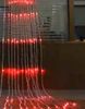 führte waterfull 640LED Hochzeitshintergrundlichtvorhang LED feenhafte Weihnachtslampenfestivallampe 6 * 3meters führte laufende Wasserfalllichter