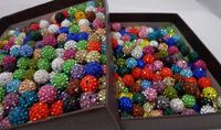 Wholesale Best mm Mixed Micro Pave CZ Disco Ball Crystal Shamballa Bead Bracelet Necklace Beads SEC Stock Mixed