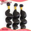 Greatremy 100% Malaysian Virgin Hair Extension 12"-30" Hair Weft Loose Wave Human Hair Bundles Natural Color 3pcs/lot DHL Free Shipping