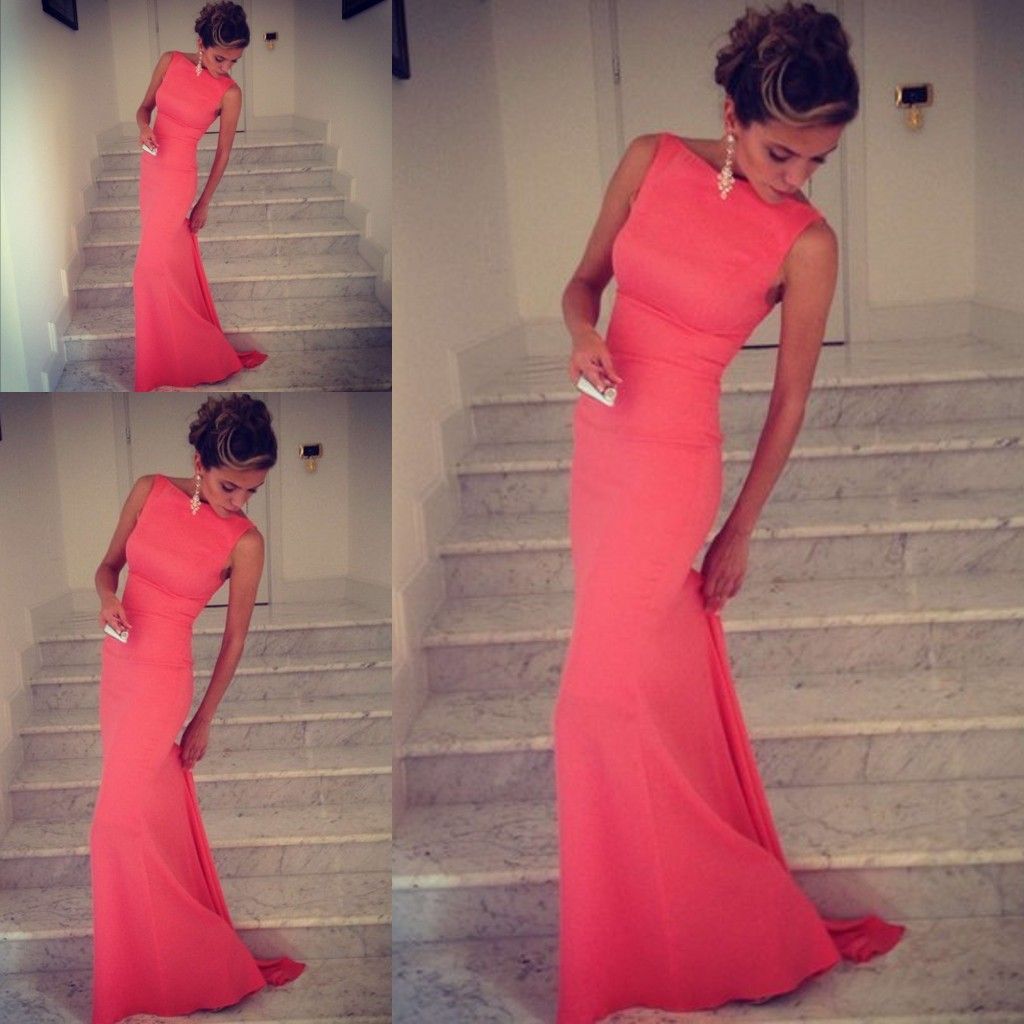 coral special occasion dresses