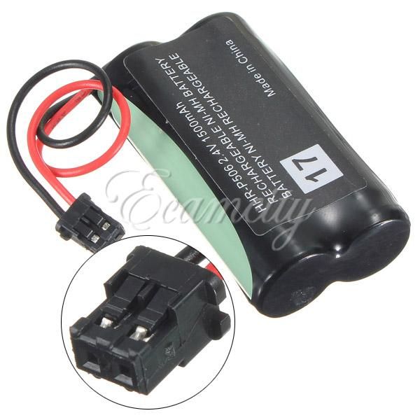 1500mAh 2.4V Rechargeable Cordless Phone Battery Pack For Uniden BT904