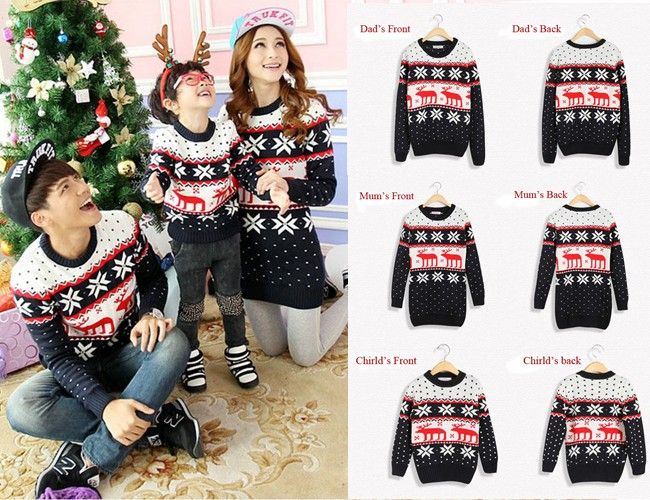 matching christmas sweaters family