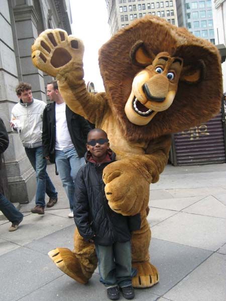Custom Made Madagascar Top Selling Alex Lion Mascot Costume Plush ...