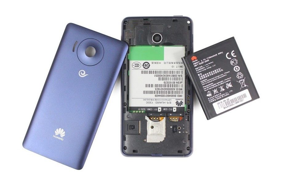 Original Huawei Y300 1GHz Dual Core Dual SIM Android 4.1 Multi Language Smart Phone With 5.0MP