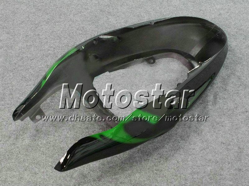 Anpassade motorcykelmässor för Suzuki TL1000R 98-03 Grön låga i svart mairing kit TL 1000R 1998 1999 2000 2001 2002 2003 NY5