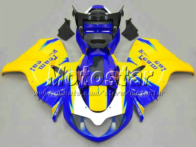 7Gifts ABS Blue Yellow Black Motorcykelmässa för Suzuki TL1000R 98-03 Freeship Fairing Kit TL 1000R 1998 1999 2000-2003 Body Fairing