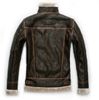 RE4 RESIDENT EVIL 4 IV LEON KENNEDY PU Faux LEATHER FUR JACKET All Size Leather Costumes à manches longues Manteau DHL Livraison gratuite
