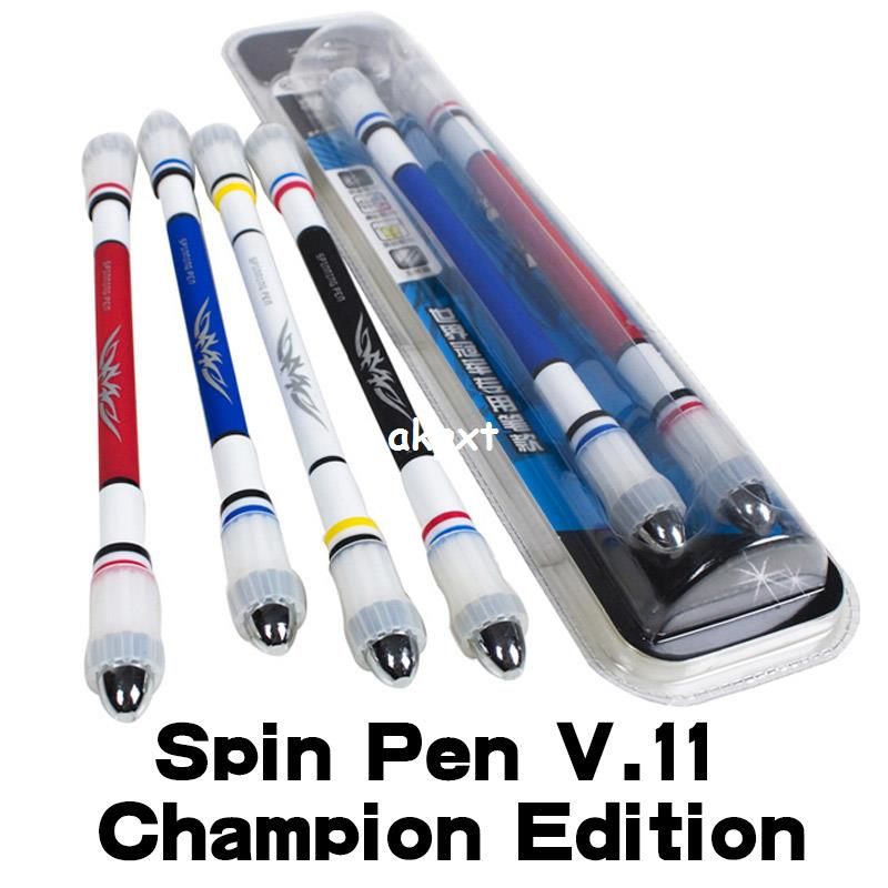 GOZAR 1 Pc Non-Slip Coating 21 cm Spinning Pen Pro Competition