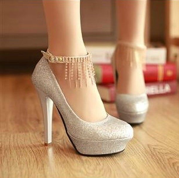 silver quince heels