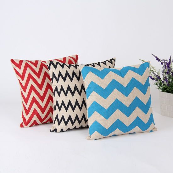 Cheap Wholesale 2013 Latest Chevron Zigged Mustache Cotton Linen