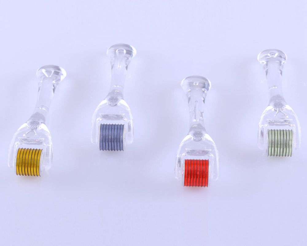 

NEW 180 needles and 540 needles derma roller,MICRO needle derma roller,dermarollerwith transparent handle,YMR013 derma roller.10pcs/lot