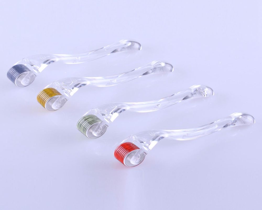 NEW 180 needles and 540 needles derma roller,MICRO needle derma roller,dermarollerwith transparent handle,YMR013 derma roller.