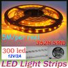 LED Light StripS non waterproof 3528 SMD white LED Flexible Light StripS 300LED No Power adapter Christmas Gift 50M