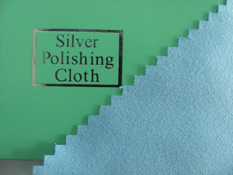 Tissu de polissage pour argent sterling 925, 30 pièces, 11cm x 7cm, qualité de bijoux avec emballage en papier 272n